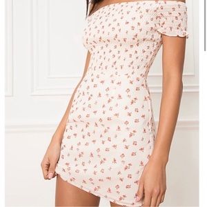 Super Down Floral Mini Dress